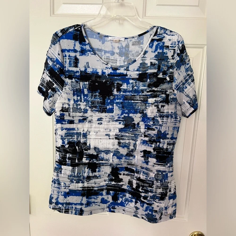 Calvin Klein short sleeve top shirt, XL - Picture 2 of 9
